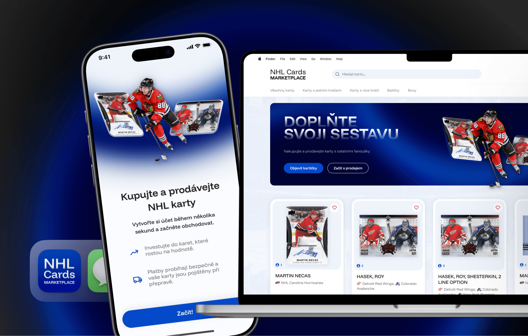 NHL Cards Marketplace connects a community of hockey card collectors
