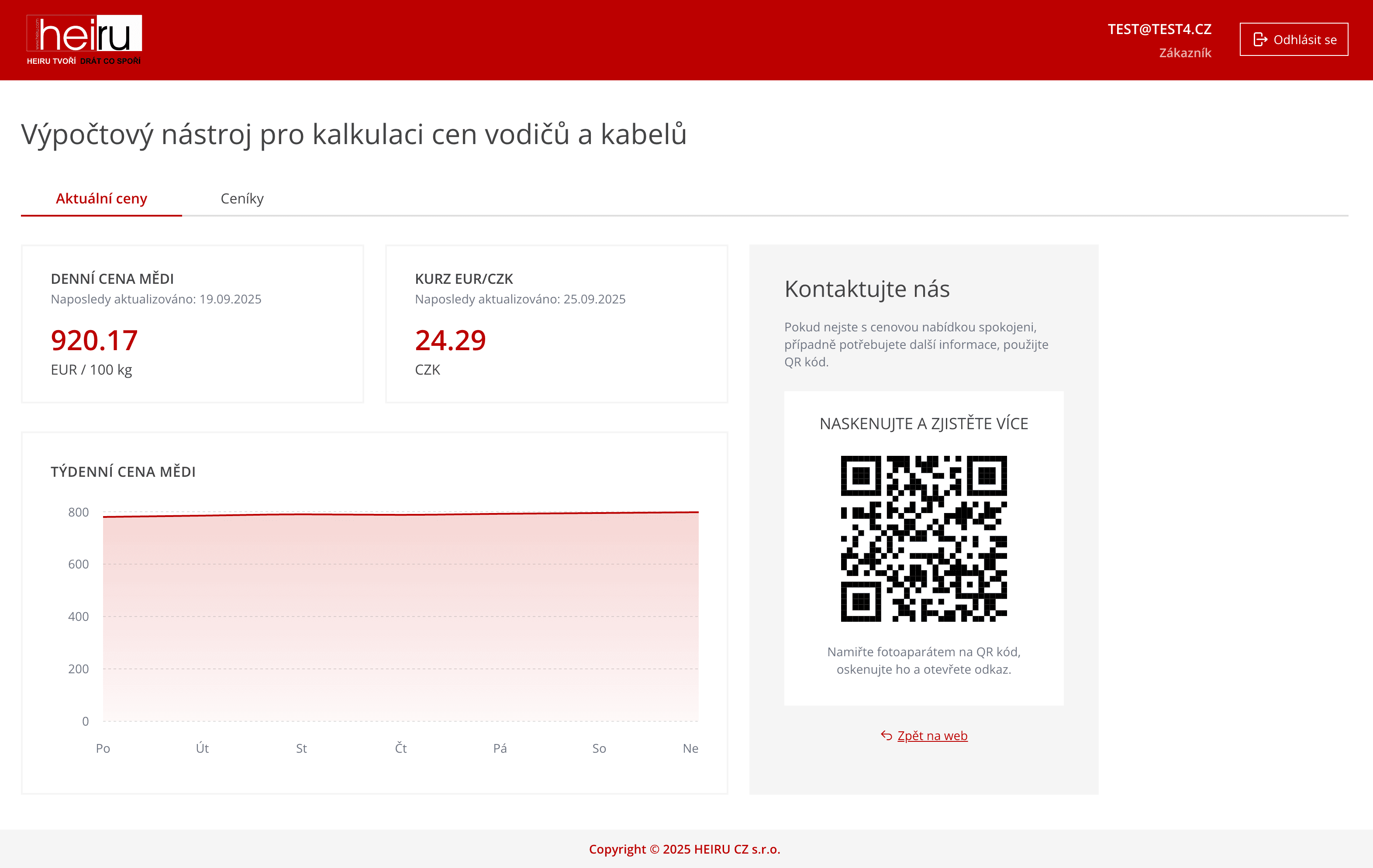 We developed an application for managing Heiru cable orders