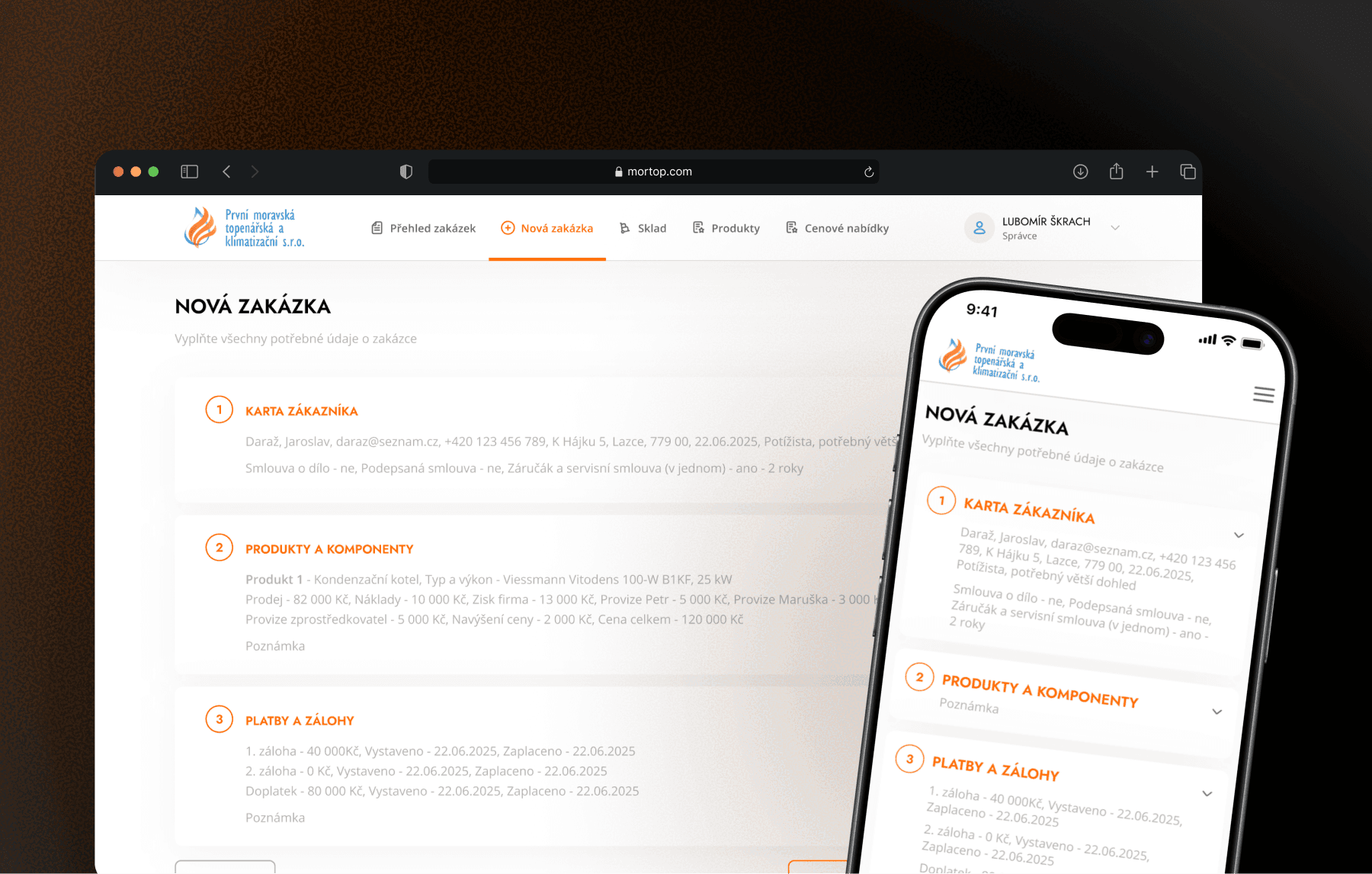 Overview of all contracts in one place